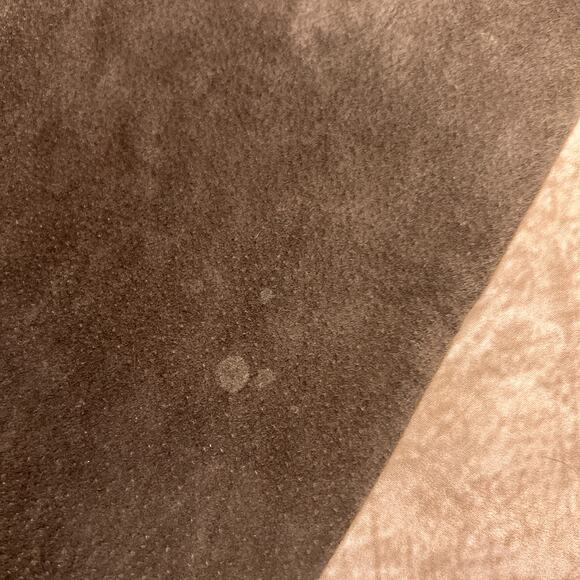 Vintage 90s Danielle Martin High Waisted Straight Leg Brown Leather Suede Pants - Picture 7 of 9